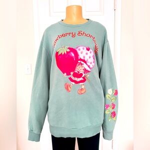 Strawberry Shortcake Green Sweater